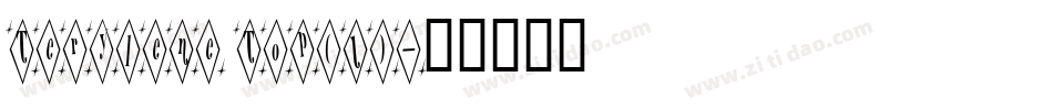 Terylene Top(1)字体转换